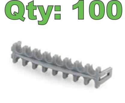 (100) Aptiv 15436199 GT 280 Series 16-Contact TPA Secondary Lock Clip - New - Image 8