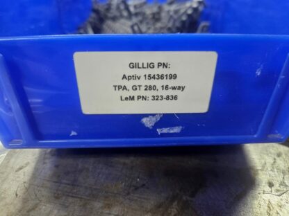 (100) Aptiv 15436199 GT 280 Series 16-Contact TPA Secondary Lock Clip - New - Image 9