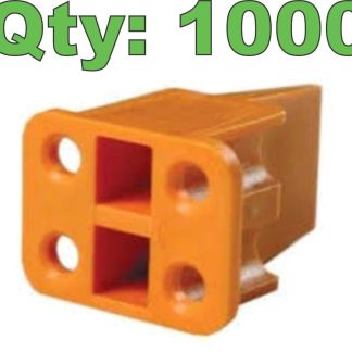 (1000) New TE Connectivity / Deutsch WP-4S Orange DTP Wedgelock 4 Position - New