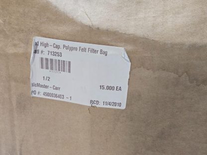 15 New Polypropylene Felt Filter Bag PO-50-G12-SS-H 50 Micron, 30" Bag - New - Image 8