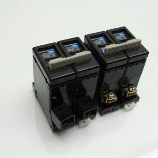 2 Fuji Electric CP32D Circuit Breakers / 2 Pole / 7A Trip Rating - Used