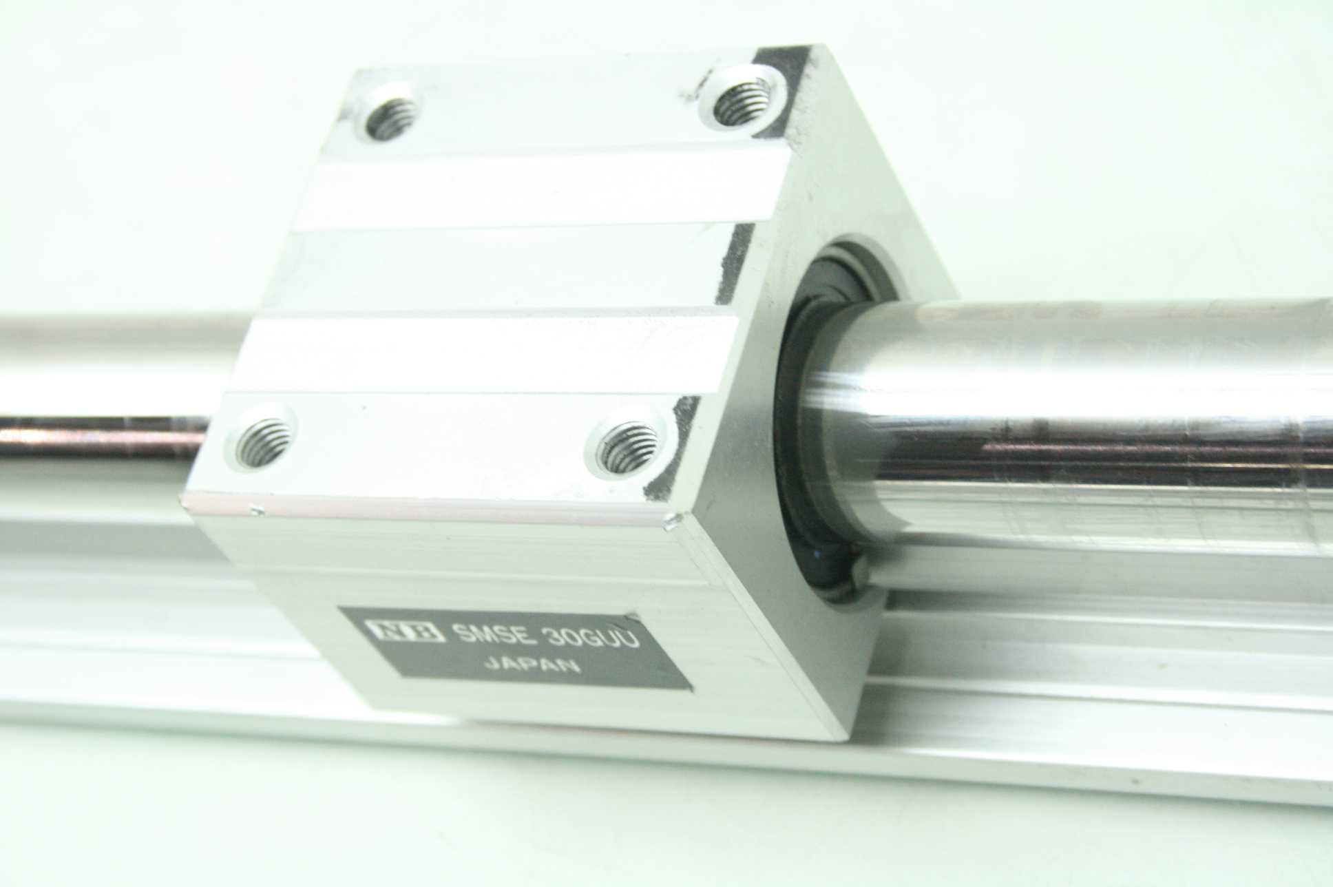 2 NB SMSE 30GUU Linear Open Pillow Block Ball Bushing 30mm CES30 Shafts 800mm - Used - Image 17
