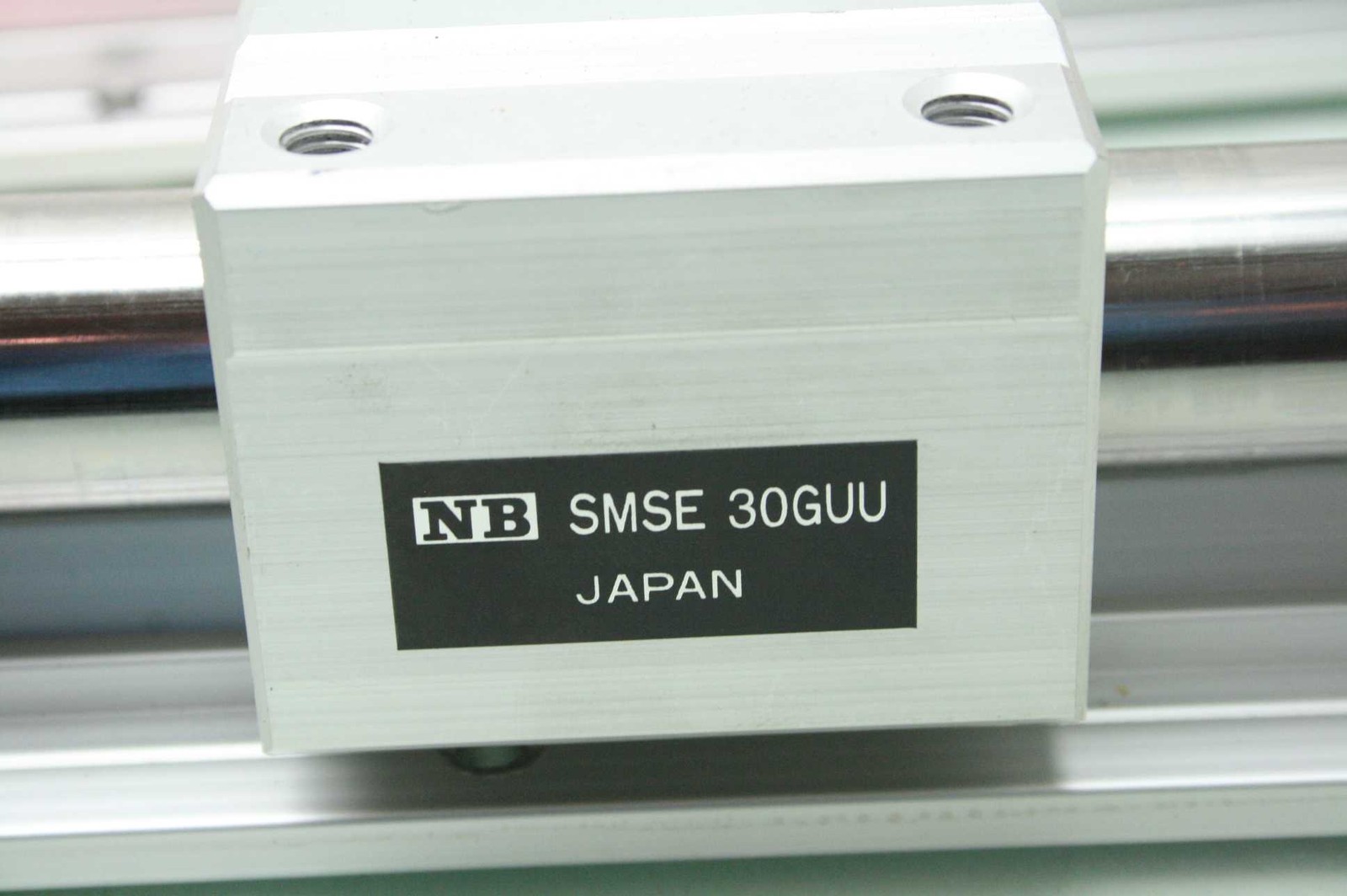 2 NB SMSE 30GUU Linear Open Pillow Block Ball Bushing 30mm CES30 Shafts 800mm - Used - Image 4