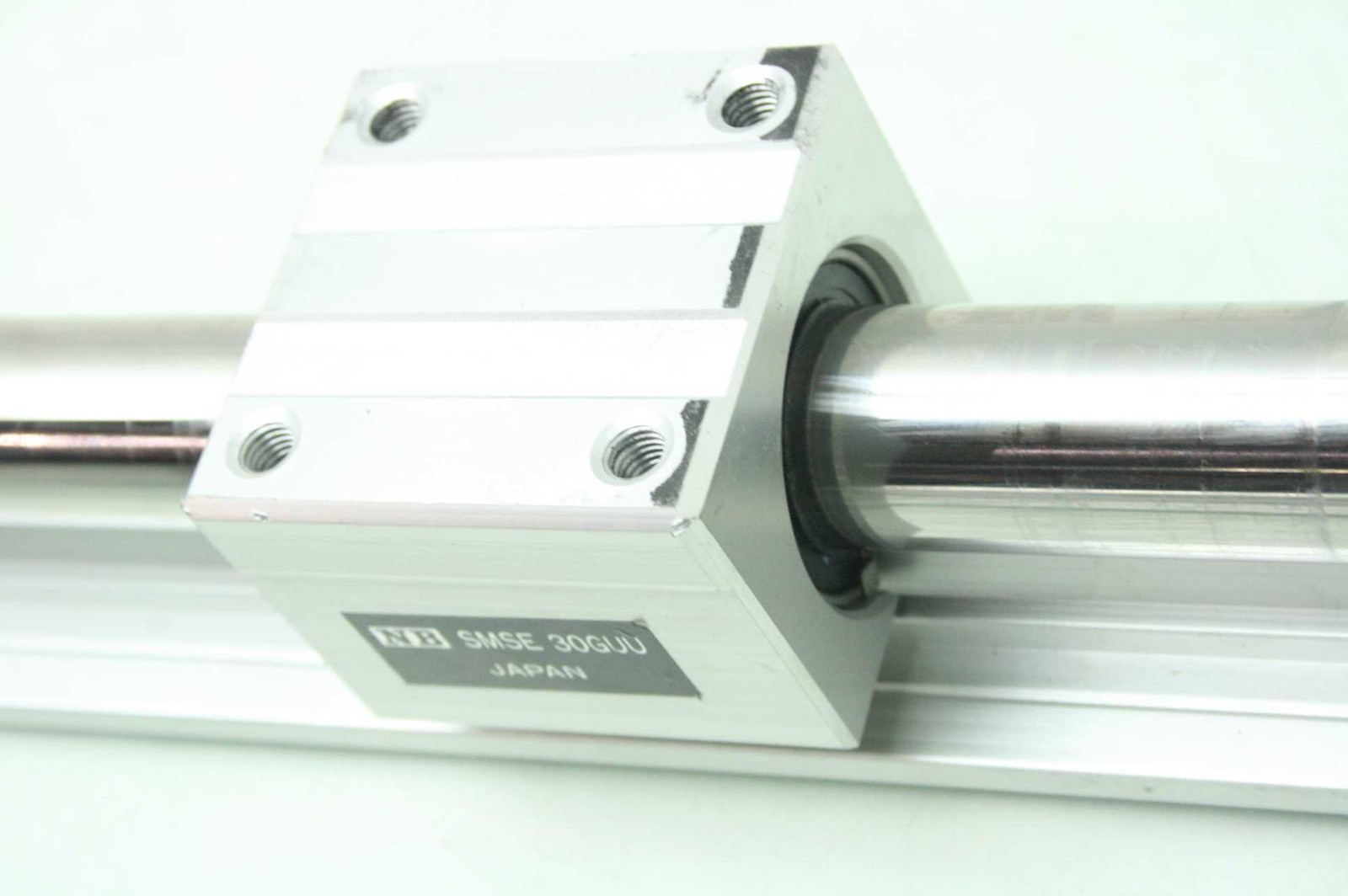 2 NB SMSE 30GUU Linear Open Pillow Block Ball Bushing 30mm CES30 Shafts 800mm - Used - Image 5