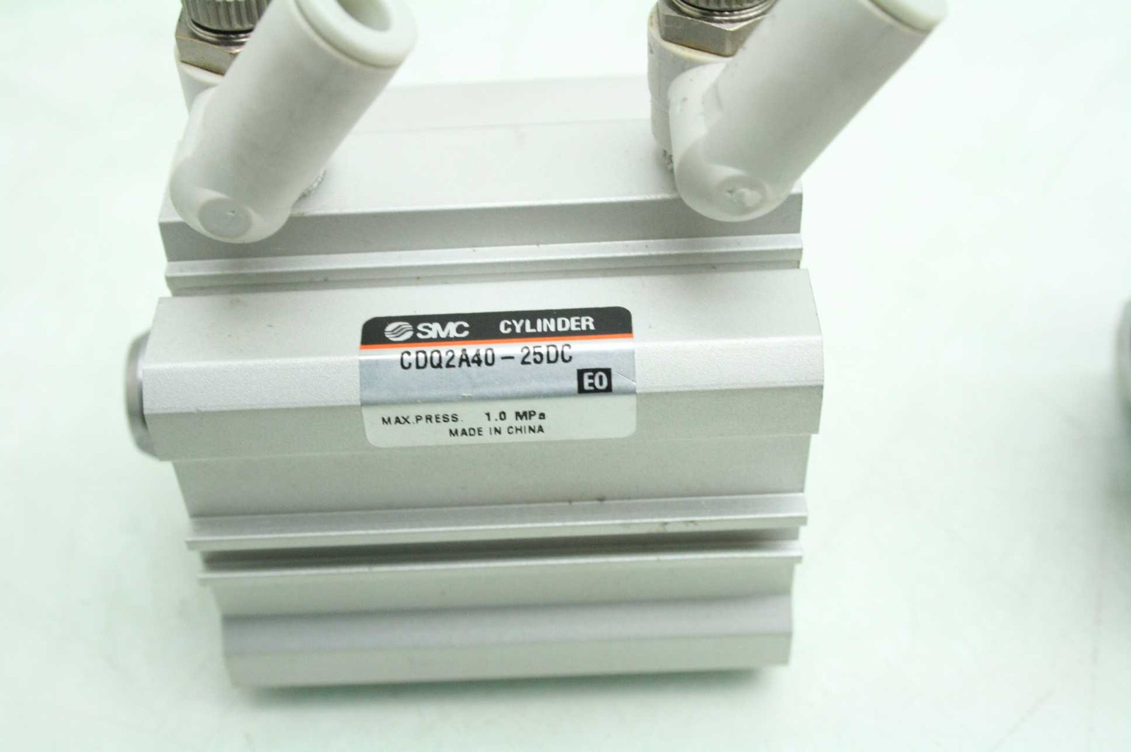 2 SMC CDQ2A40-25DC Compact Pneumatic Cylinders / 40mm Bore x 25mm Stroke - Used - Image 9