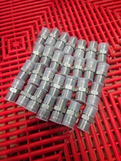 (28) Brennan 2404-08-06 1/2" Male JIC Flare to 3/8" Male NPT 06MJ-08MP STRAIGHT - New - Image 3
