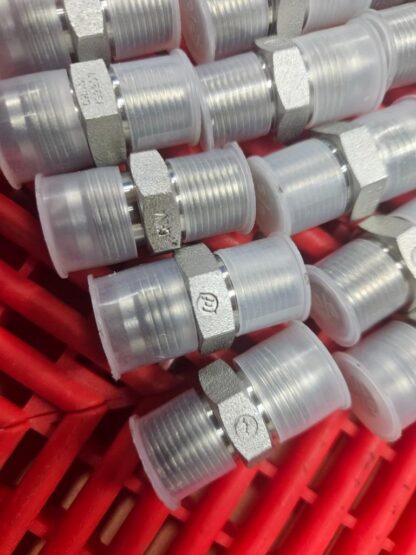 (28) Brennan 2404-08-06 1/2" Male JIC Flare to 3/8" Male NPT 06MJ-08MP STRAIGHT - New - Image 4