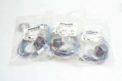3 New Turck RSFPV-30-1M Bulkhead Connector 1 Meter 3 Pin - New - Image 6