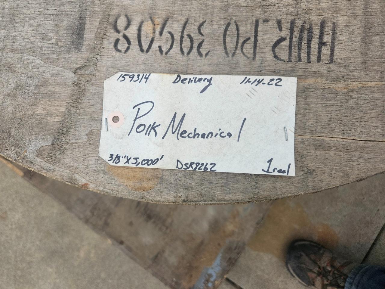 3/8" New Galvanized Aircraft Wire Rope 7x19 Stranded 2500' Reel - New - Image 12