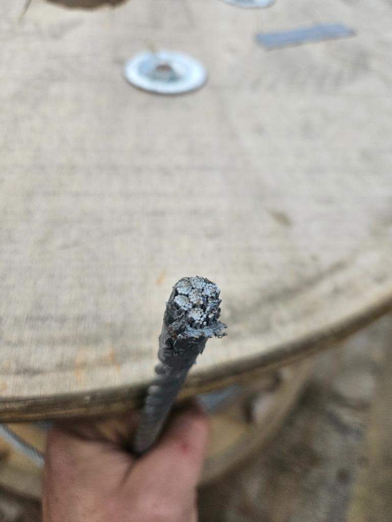 3/8" New Galvanized Aircraft Wire Rope 7x19 Stranded 2500' Reel - New - Image 15