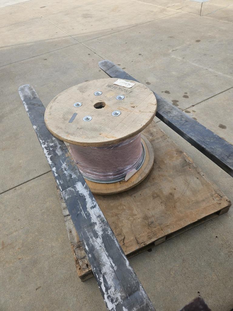 3/8" New Galvanized Aircraft Wire Rope 7x19 Stranded 2500' Reel - New - Image 18