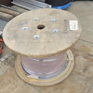 3/8" New Galvanized Aircraft Wire Rope  7x19 Stranded 2500' Reel - New