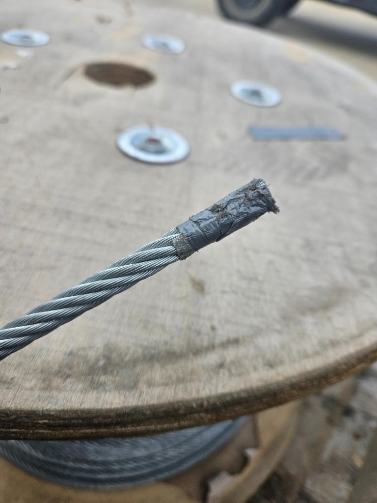 3/8" New Galvanized Aircraft Wire Rope 7x19 Stranded 2500' Reel - New - Image 6