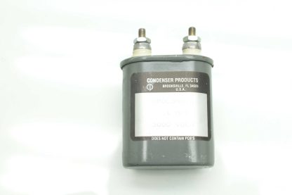4 Condenser Products KMOC3MO1K Oil Filled Capacitor 3000 VDCW 1 MFD Used 173372027090 18