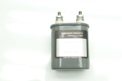 4 Condenser Products KMOC3MO1K Oil Filled Capacitor 3000 VDCW 1 MFD Used 173372027090 3