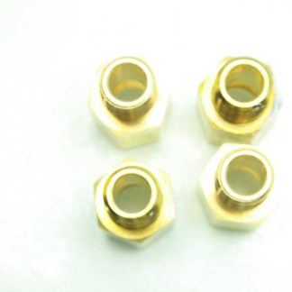 4 New Parker 8-8 RA-B Brass Reducing Adapters / 1/2" FNPT x 1/2" MNPT - New
