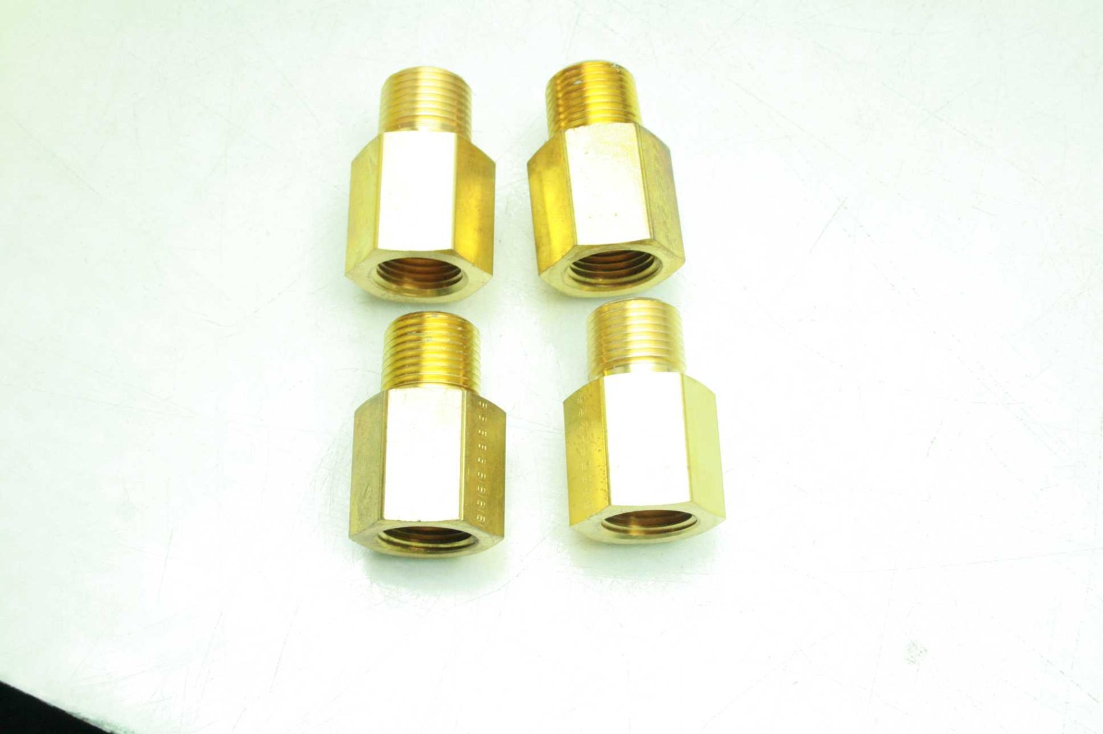 4 New Parker 8-8 RA-B Brass Reducing Adapters / 1/2" FNPT x 1/2" MNPT - New - Image 5