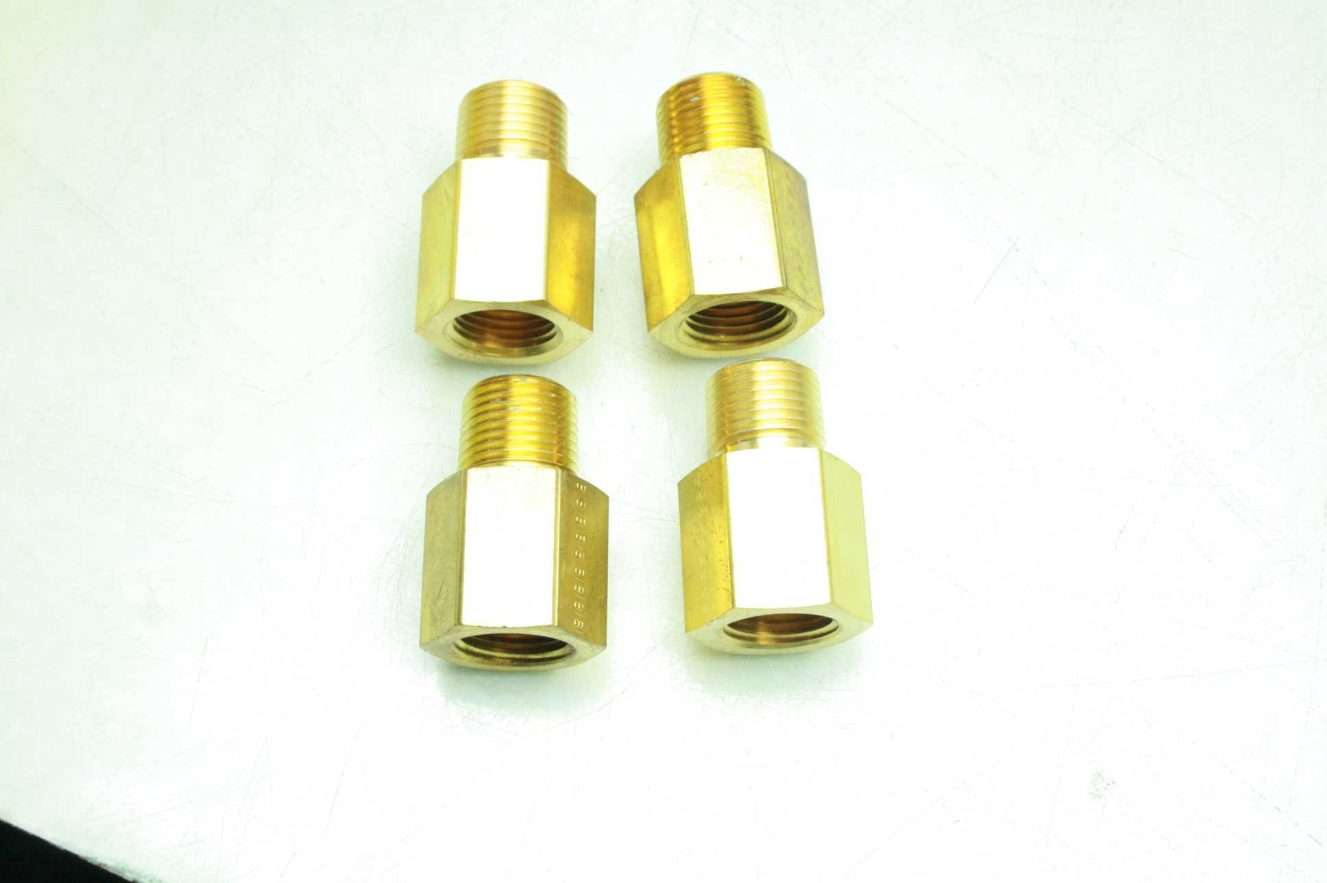 4 New Parker 8-8 RA-B Brass Reducing Adapters / 1/2" FNPT x 1/2" MNPT - New - Image 10