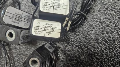 5 New Alkon 26A01072 Pneumatic Solenoid Coils for Valves / 24V DC - New - Image 3