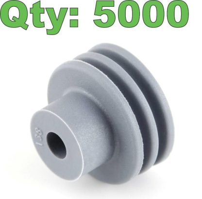(5000) New Aptiv 15324994 Gray Silicone Wire Seals Metripack 630 (12052387) - New