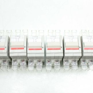 6 Fuji Electric CP32FM 2 Pole Circuit Breakers (2) CP32FM/5 5A   (3) CP32FM/3 3A - Used