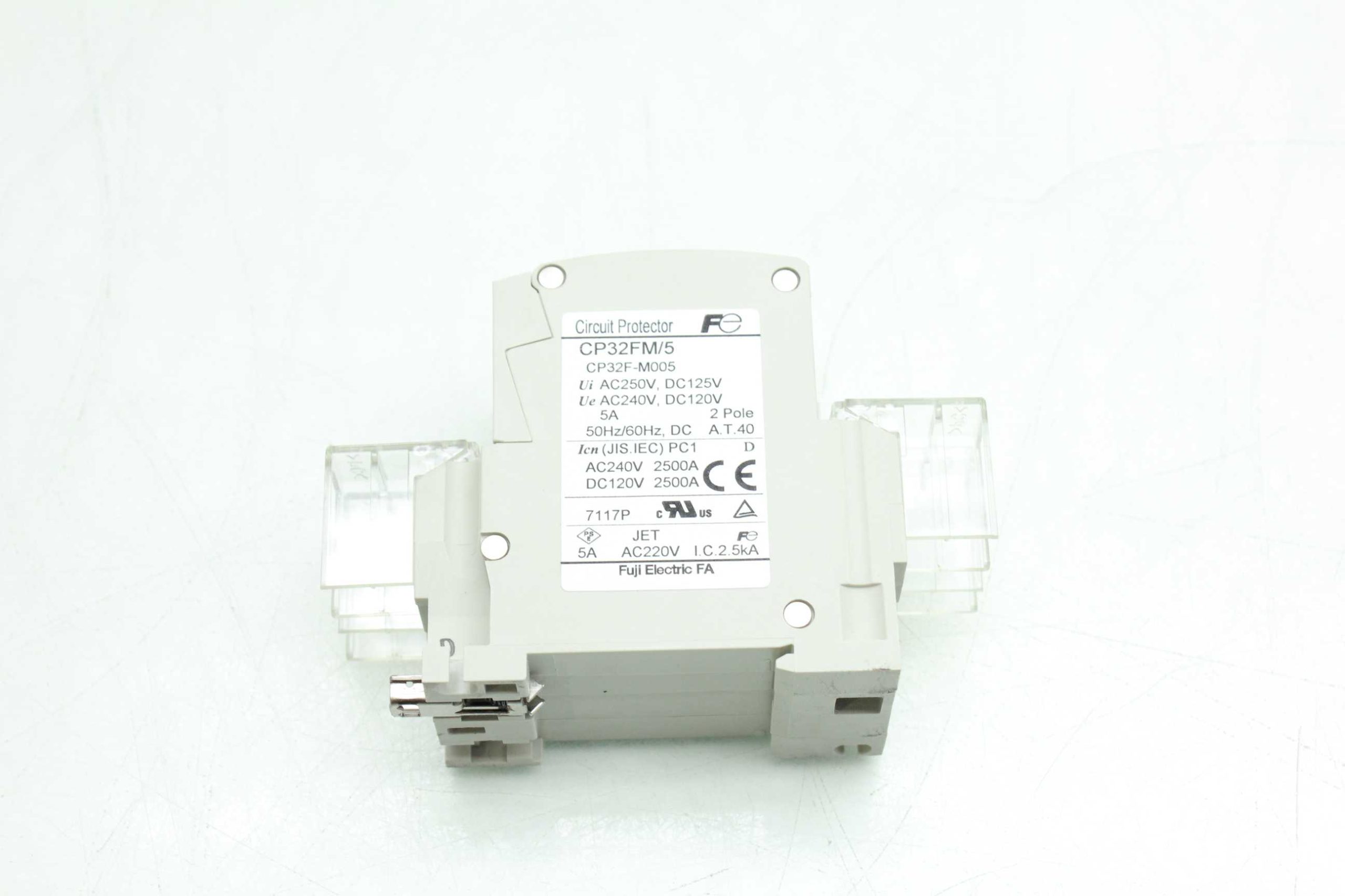 6 Fuji Electric CP32FM 2 Pole Circuit Breakers (2) CP32FM/5 5A (3) CP32FM/3 3A - Used - Image 10