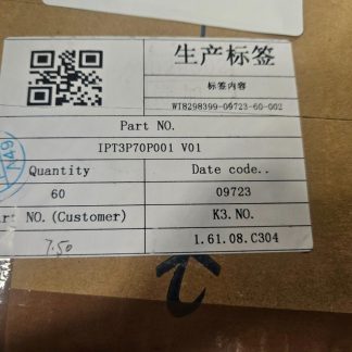 (60) New Amphenol IPT3P70P001 Electric Vehicle Plastic Connector 3 Pole Bulkhead - New