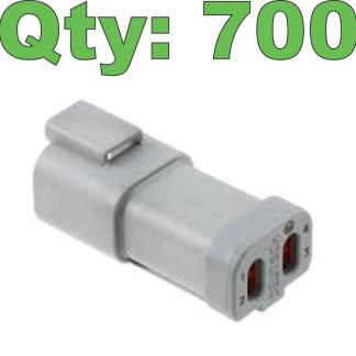(700) New TE Connectivity / Deutsch DT04-4P-CE01 Receptacle Connectors - New