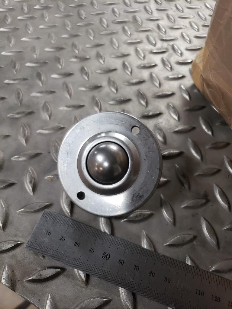 75 New Flanged 2 Hole Ball Transfer Unit Bearings, 1-1/4" Diameter Ball - New - Image 8