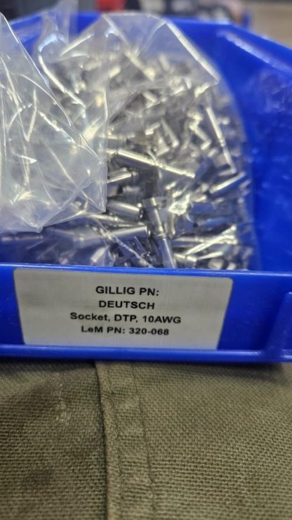 (750) New Deutsch 1062-12-0222 Female Contact 10 AWG DTP Size 12 Nickel - New - Image 4