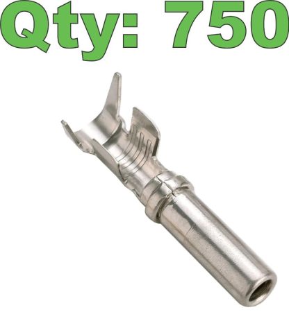 (750) New Deutsch 1062-12-0222 Female Contact 10 AWG DTP Size 12 Nickel - New - Image 7