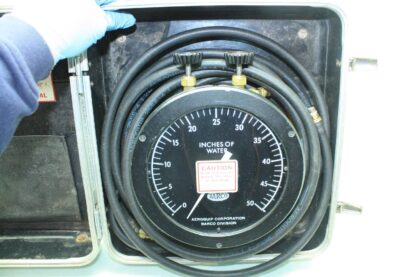 Aeroquip Barco Portable Master Meter BR-L0500-00-01 0-50" Water Column Manometer - Used - Image 27