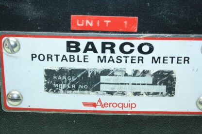 Aeroquip Barco Portable Master Meter BR-L0500-00-01 0-50" Water Column Manometer - Used - Image 5