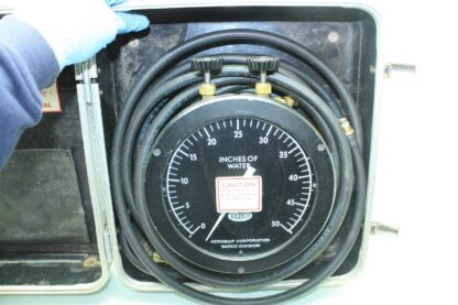 Aeroquip Barco Portable Master Meter BR-L0500-00-01 0-50" Water Column Manometer - Used - Image 8