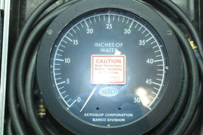 Aeroquip Barco Portable Master Meter BR-L0500-00-01 0-50" Water Column Manometer - Used - Image 9