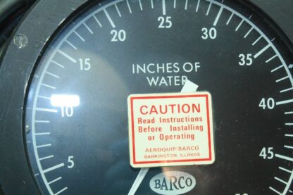 Aeroquip Barco Portable Master Meter BR-L0500-00-01 0-50" Water Column Manometer - Used - Image 10