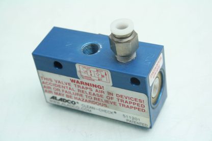 Aladco Clean Check Valve 511201 Pneumatic 18 NPT Valve Ball Seal Used 171959495750 2