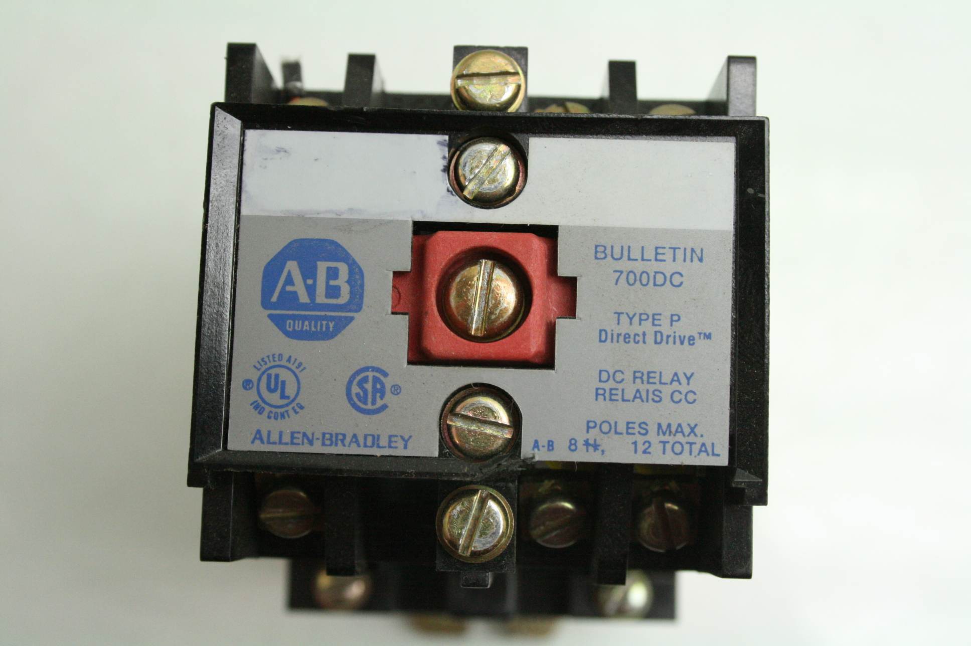 Allen-Bradley Nema Industrial 700DC-P700Z24 DC Relay 24V Coil - Used - Image 12