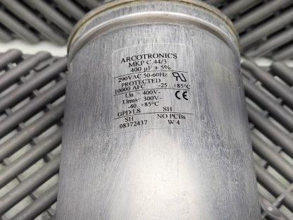 Arcotronics MKP C.44/3 400 uF Film Capacitors 290VAC - Used - Image 4