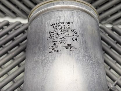 Arcotronics MKP C.44/3 400 uF Film Capacitors 290VAC - Used - Image 9