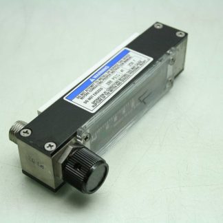 Brooks 1350EN2BCFG1A Glass Tube Variable Area Flow Meter w/ Valve - Used