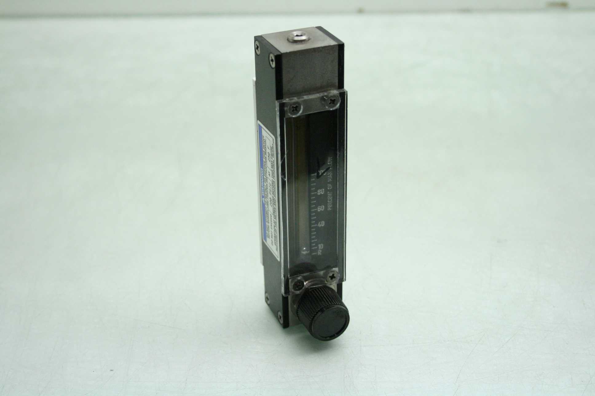 Brooks 1350EN2BCFG1A Glass Tube Variable Area Flow Meter w/ Valve - Used - Image 8