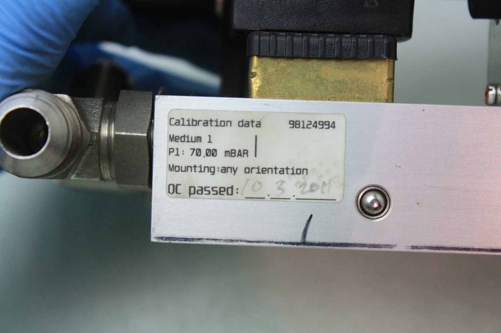 Burkert 98124994 Fuel Inlet Manifold MFC Flow Controller 4 Valves - Used - Image 11