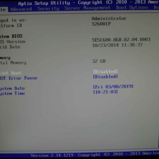 Colfax CX72002 2U Rackmount Server 32 Gb, Dual Xeon E5-2650 2.6 GHz - Used