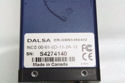 Dalsa CR GEN3 M6402 Right Angle C Mount Camera GigE Ethernet CCD Camera Used 182013672290 3