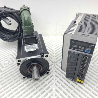 Delta Electronics AC Servo Motor ECMA-C21010SS w/ Servo Drive ASD-B2-1021-B - Used