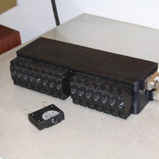 E-T-A 16 Channel Block 8345-C01Z 80V DC Hydraulic Magnetic Circuit Breaker 16A - Used