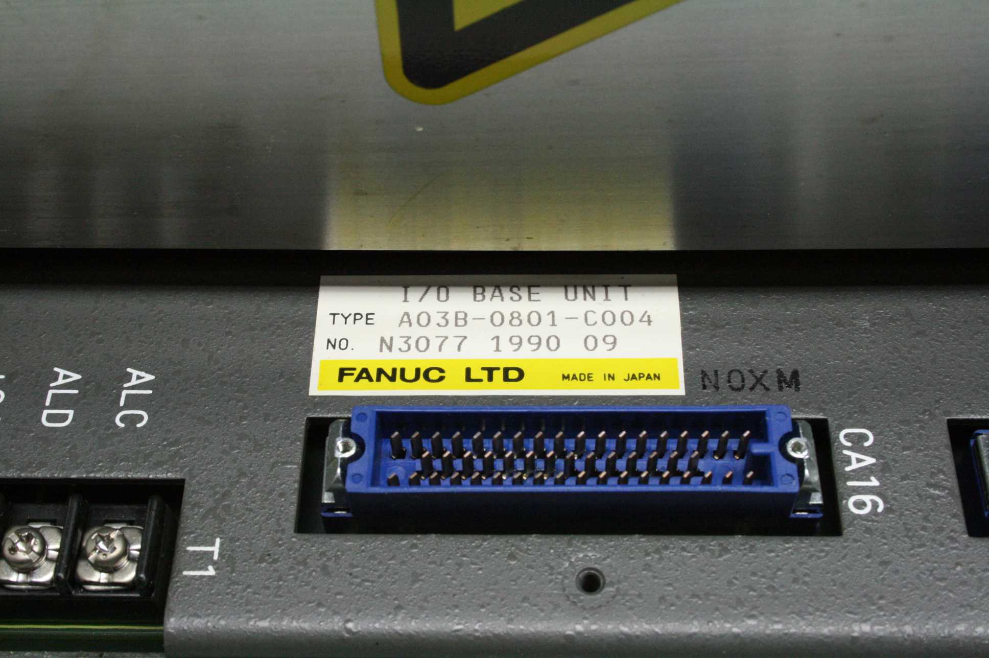 Fanuc A03B-0801-C004 I/O PLC Base Unit + A16B-1310-0010-01 Power Supply - Used - Image 14