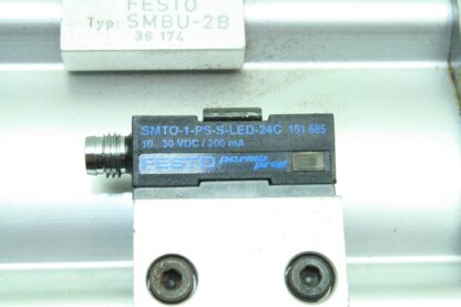 Festo DNU-63-100PPV-AS2 Thru Piston Rod Air Cylinder 63mm Bore x 100mm Stroke - Used - Image 23