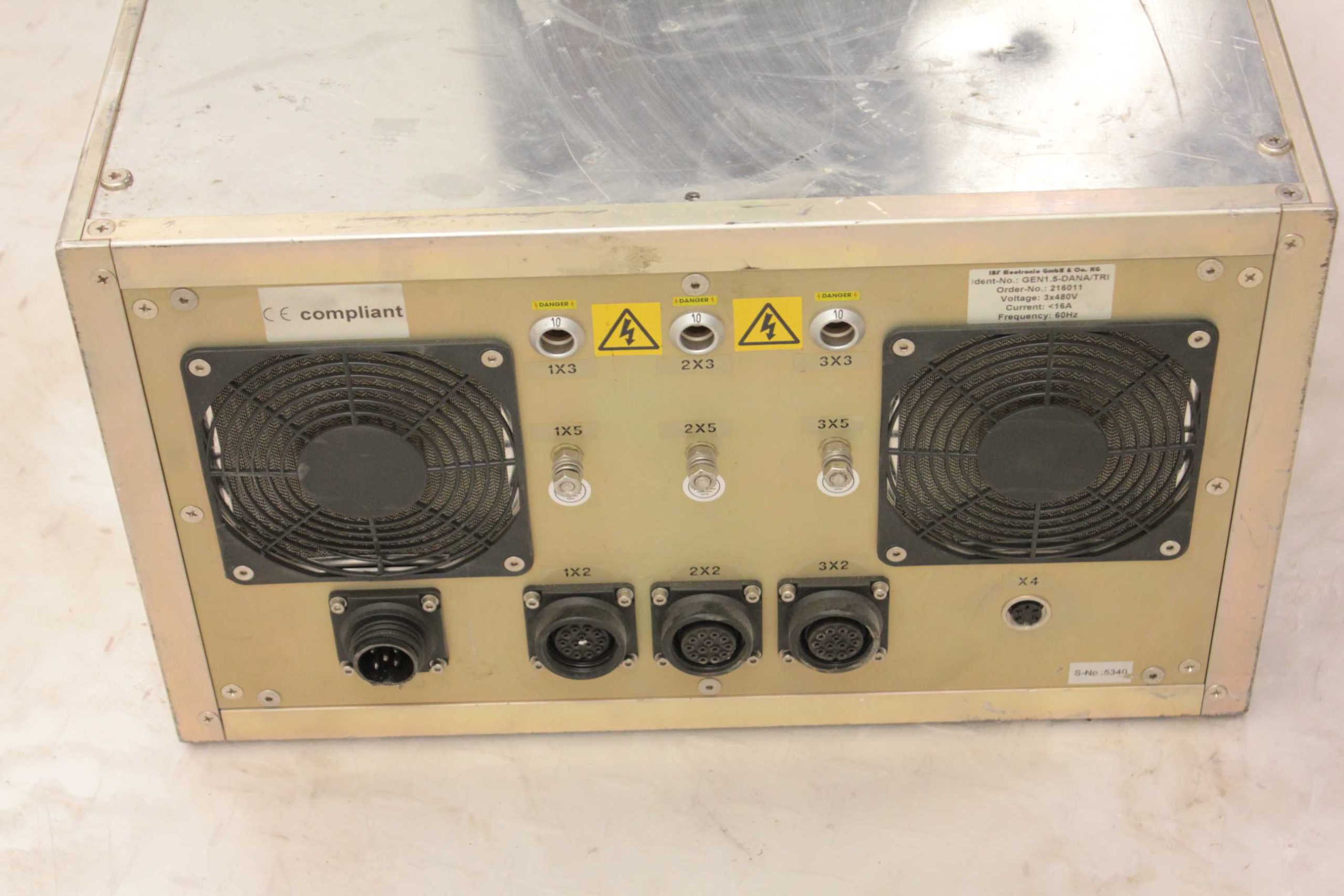 IBF Electronic 800W 5.8GHz Pulsable Magnetron Power Supply / 3 Phase 480V 19" - Used - Image 28